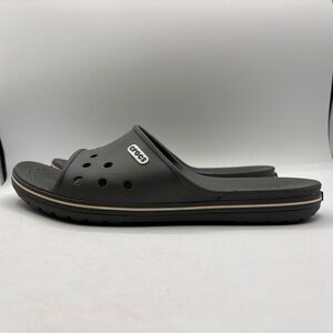 Crocs Crocband II Slide Sandals 204108 Gray Men’s Size 12 Crosslite Slip On